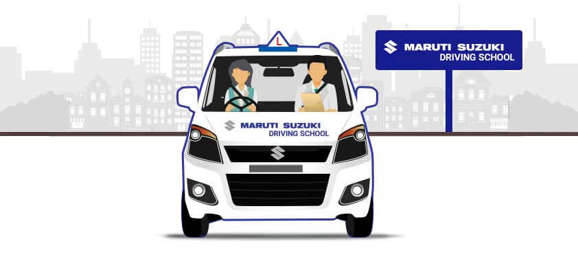 women learning driving from Maruti Suzuki Driving School